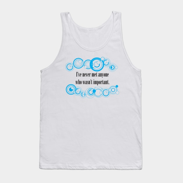 900 Years of Space and Time - Gallifreyan Tank Top by MeliWho